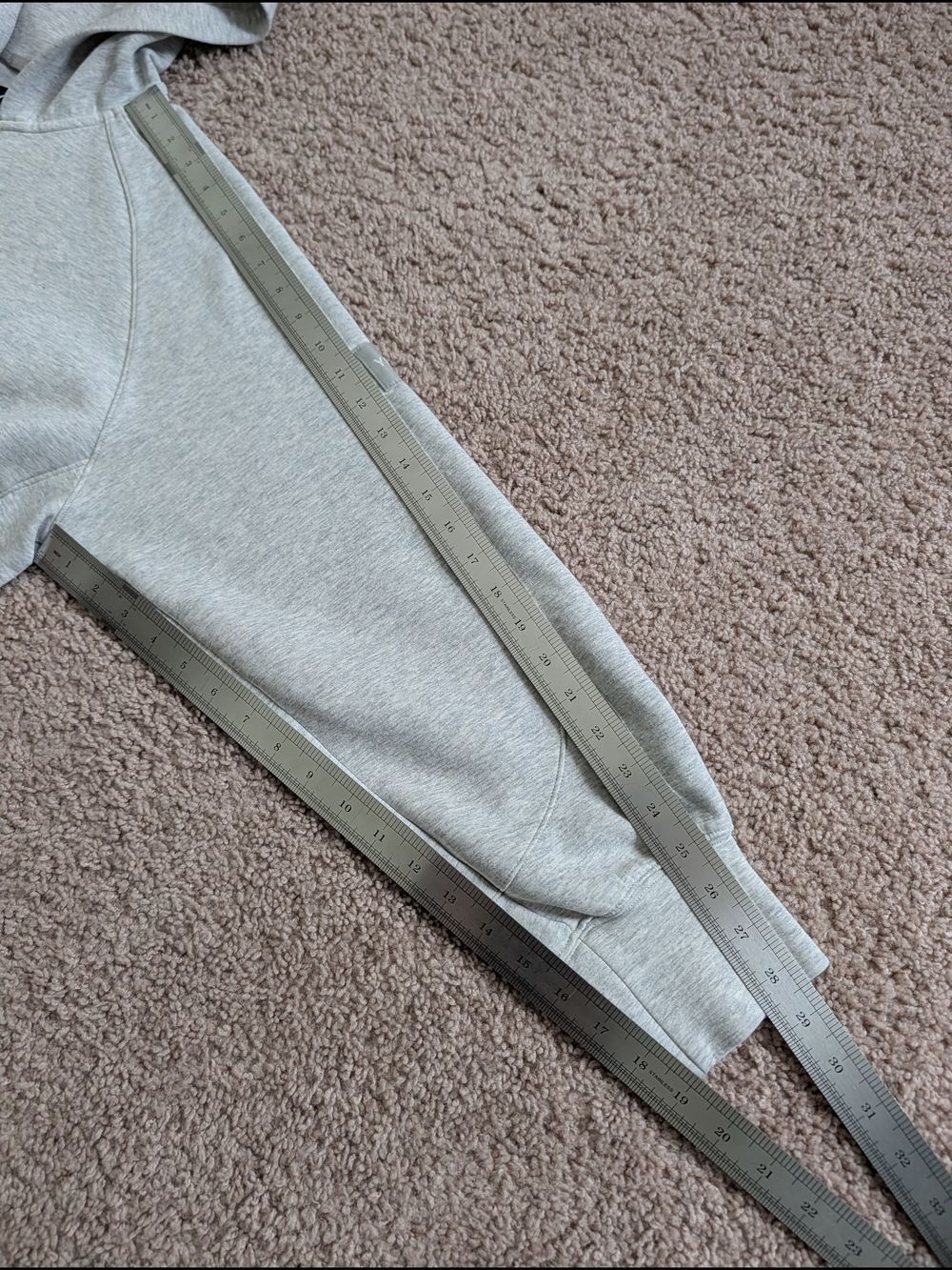 YPB Abercrombie Womens Marl Grey neoKNIT MAX Full-Zip Hoodie Size Medium - Picture 9 of 9